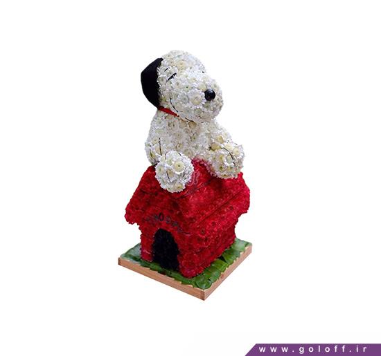 خرید اینترنتی گل - گل تولد زایمان سگ کوچولو - Flower Toy | گل آف